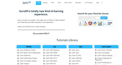 Desktop Screenshot of guru99.com